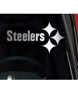 Pittsburgh Steelers Chrome 10&quot; Vinyl Car Truck Decal Window Sticker - $221.28 MXN