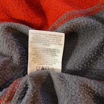 Nordictrack Mens Orange & Gray 1/4 Zip Long Sleeve Pullover Sweatshirt Chest 52" image 6