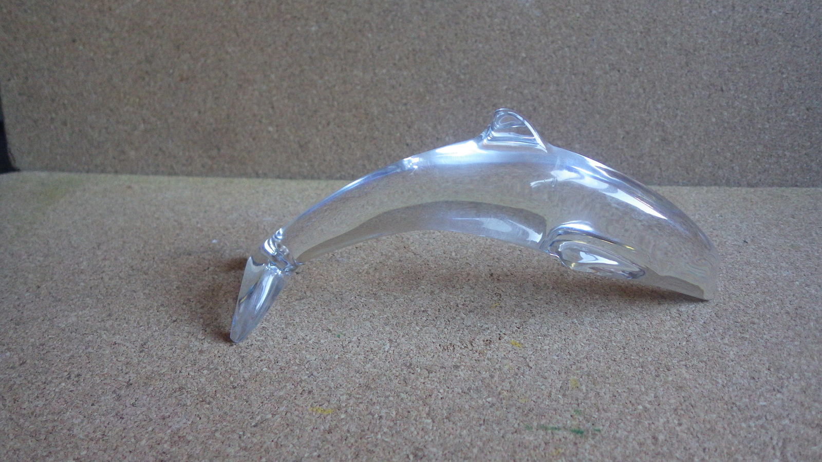 VINTAGE BACCARAT CRYSTAL FRANCE DOLPHIN FIGURINE - $50.00