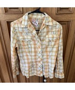 Vintage 50s Levi&#39;s Western Wear Shirt Dan River Fabric Cowboy USA Slim W... - £189.73 GBP