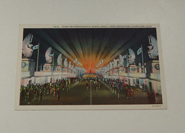 Ohio Great Lakes exposition court of presidents at night vintage  postcard - £15.14 GBP