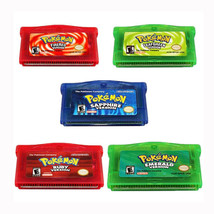 Classic Pokemon Series Video Game Card For Nintendo NDSL GB GBC GBM GBA - $12.16