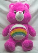 Just Play 2014 Care Bears Nice Large Pink Cheer Bear 19&quot; Plush Stuffed Animal - £19.35 GBP