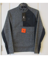 Spyder Active Mid Weight Waffle Knit 1/2 Zip Pullover Gray Men&#39;s Sz XL NWT - $578.93 MXN