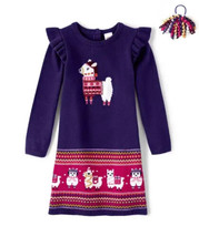 Nwt Gymboree Toddler Girls Little Llamas Dress Tights Hair Curlies 4T 5T New - £18.56 GBP+