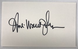Anne-Marie Johnson Signed Autographed Vintage 3x5 Index Card - £11.96 GBP