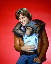 BJ and The Bear Greg Evigan &amp; Chimp Color 16x20 Canvas Giclee - $69.99