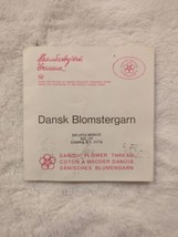 Vtg Dansk Blomstergarn Danish Flower Thread Color Card Chart Tapestry Stitch - $37.99