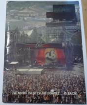 US Festival 1983 California Media press Kit u2 Van halen Ozzy Wozniak Sa... - $95.00