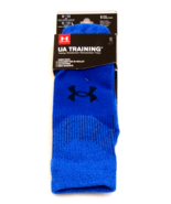 Under Armour Blue UA Training Crew Socks Men&#39;s 8-12  NWT - £19.45 GBP