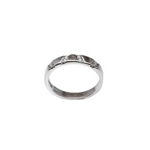 Pure Sterling Silver White CZ Men's finger ring - £15.21 GBP