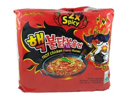 1, 2, 5 10 Packs Samyang 2X Spicy Hot Chicken Korean Ramen Fire Noodle C... - £6.02 GBP+
