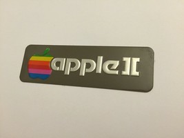 Apple II top case emblem, apple 2 badge, apple II top label, Apple 2 top... - $18.81