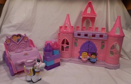 Little People Palace Castle Dance N Twirl Playset Sounds + Royal Carriag... - £16.49 GBP