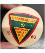 1960 Stambaugh Mahoning Valley BSA Neckerchief Slide - Vintage - $21.08