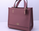 Coach C0971 Dempsey Tote Refined Pebbled Leather Satchel True Pink - $186.99