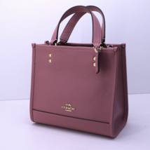 Coach C0971 Dempsey Tote Refined Pebbled Leather Satchel True Pink - £149.47 GBP
