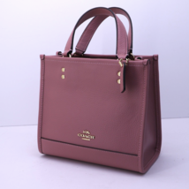 Coach C0971 Dempsey Tote Refined Pebbled Leather Satchel True Pink - $186.99