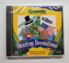 Crayola Dazzling Decorations (PC &amp; MAC CD-ROM, 1998) - £15.81 GBP