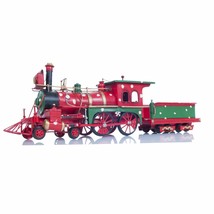 Old Modern Handicrafts Christmas Train Model - Scale Model with Vibrant Red Fini - £107.88 GBP