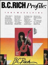 Tony MacAlpine B.C. Rich ST III Standard guitar advertisement 1987 ad print - £3.32 GBP