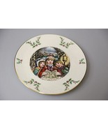 Vintage Royal Doulton annual Christmas holiday collectors plate 1981 car... - £24.57 GBP