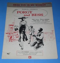 Porgy And Bess Sheet Music Bess You Is My Woman Vintage 1959 Sidney Poitier - £20.09 GBP