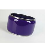 Extra Wide 2&quot; Purple Cuff Bangle, Oversize Fit - €32,30 EUR
