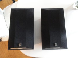2 QTY Yamaha NS-AP6500F Bookshelf Speakers Black Pair Works Great Tested - $83.15