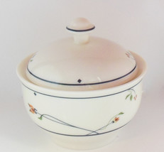 Gorham Sugar Bowl Dish w/ Lid Gourmet Collection Floral Ariana Vintage - £35.93 GBP