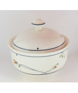 Gorham Sugar Bowl Dish w/ Lid Gourmet Collection Floral Ariana Vintage - £35.93 GBP