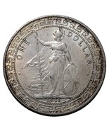 1911 Great Britain Silver Trade Dollar Coin AU Details KM#T5 - €157,25 EUR
