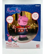 Christmas Peppa Pig Inflatable 4.5 Feet Tall Airblown Lights up Gemmy - £19.06 GBP