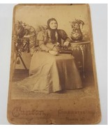 Antique 1915 B &amp; W Photo of Distinguished Lady, Buenos Aires, Board, 16.... - $1,005.74 MXN