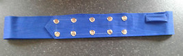 Sikh Nihang Singh Khalsa Adjustable Belt Kamarkasa Loop Royal Blue Waist... - $14.99