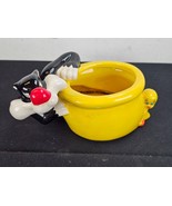 Vintage Warner Bros Looney Tunes Sylvester &amp; Tweety Bird Ceramic Planter... - $130.00 MXN