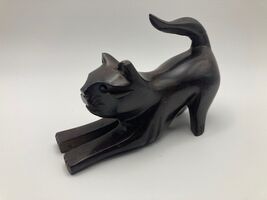 Vintage Ironwood Hand Carved Cat Mexico Mazatlan Animal Figurine (please... - $12.00
