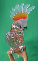 Swarovski Crystal Cockatoo Paradise Red  Bird On Perch Retired Figurine 718565 - $841.49
