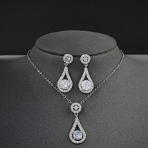 2pcs Pack  Multicolor silver color bride Necklace for women Wedding Bridal for B - £18.36 GBP
