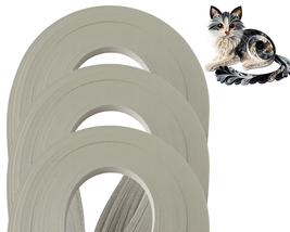 Cardstock Quilling Strips On-edge 300 Strips Gray F109 - 1 mm/3 mm/5 mm - $109.10 MXN
