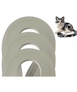 Cardstock Quilling Strips On-edge 300 Strips Gray F109 - 1 mm/3 mm/5 mm - $8.11 CAD