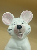 Vintage Ciao Italy Bellini Handpainted Large Mouse Laughing Statute 9.5” - $63.35