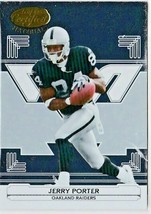 Jerry Porter Raiders WR 2006 Leaf Certified Materials Card # 104 Near Mint - £1.45 GBP