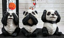 Ebros Adorable See Hear Speak No Evil China Giant Pandas Set of 3 Figurines - €30,98 EUR