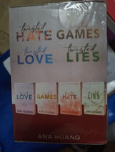 Ana Huang TWISTED Series 4-Paperback Book Set Twisted Lies-Hate-Love-Games - £34.26 GBP