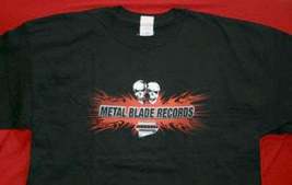 Metal Blade Records T-Shirt Black Size Medium - $12.99