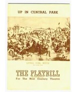 Playbill Up In Central Park 1945 Michael Todd Presents Noah Beery  - £11.71 GBP