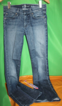 7 For All Mankind Blue Jeans Size Women&#39;s 25 115561 - £31.06 GBP