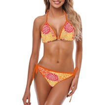 Women&#39;s Floral Flower Abstract Art Sexy Bikini Swimsuit Swimwear - $25.00
