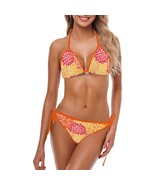 Women&#39;s Floral Flower Abstract Art Sexy Bikini Swimsuit Swimwear - $33.95 CAD
